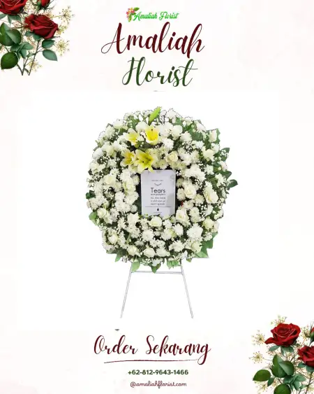Krans Bunga Duka Gereja Immanuel Jakarta